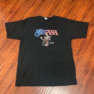 Vintage Carlos Santana Autlan Mexico Concert T-Shirt Size L